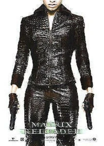 THE MATRIX RELOADED MOVIE POSTER ~ NIOBE ADVANCE 27x39 Jada Pinkett Smith - Picture 1 of 1