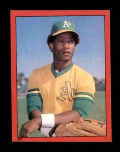 1982 Topps Stickers #221 Rickey Henderson   NM+ X2488763