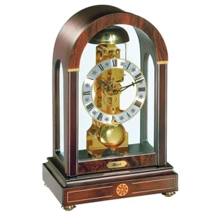 Hermle 22712-030791 Stratford Walnut Mantel Clock **FREE NEXT DAY DELIVERY** - Picture 1 of 7