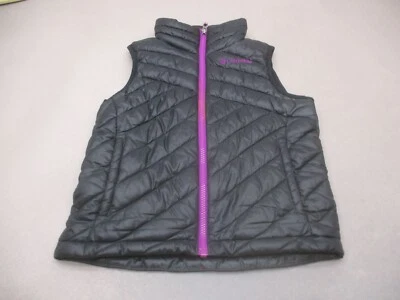 Columbia Size XS (6) Girls Full Zip Stand Collar Pocket Quilt Insulated Vest 303 - Image 1 of 4