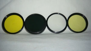 kmz set of 4 lens filters 62mm x0.75 UV yellow neutral ussr - Picture 1 of 6