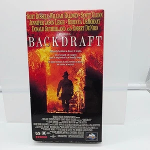 Backdraft VHS 1991 Action Drama Original Release Universal MCA - Foto 1 di 1