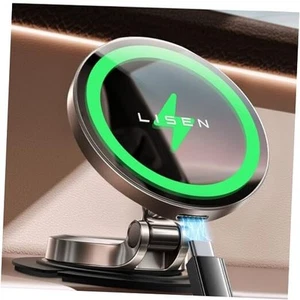 for Magsafe Car Mount Charger, 15W Fast Charging Magnetic Wireless Car Black - Picture 1 of 7