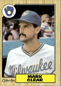 1987 O-Pee-Chee Mark Clear - Picture 1 of 2