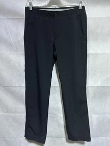 Pantaloni da golf Under Armour Match Play uomo 34x32 neri gamba dritta performance usati in ottime condizioni - Foto 1 di 7