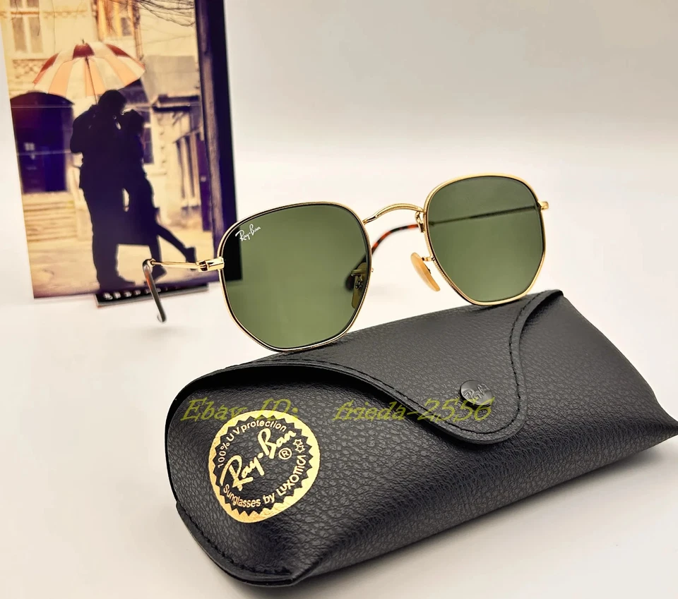 Ray-Ban Men's Rb3548n Hexagonal Round Sunglasses