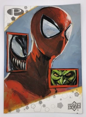 KURSAT CETINER Spider-Man / Venom / Green Goblin PREMIER 5x7 Pack-Pulled Sketch - Image 1 of 2