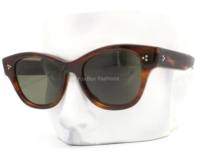 Очки солнцезащитные Oliver Peoples Eadie OV5490SU красно-коричневые черепаховые поляризованные с чехлом - Изображение 1 из 4