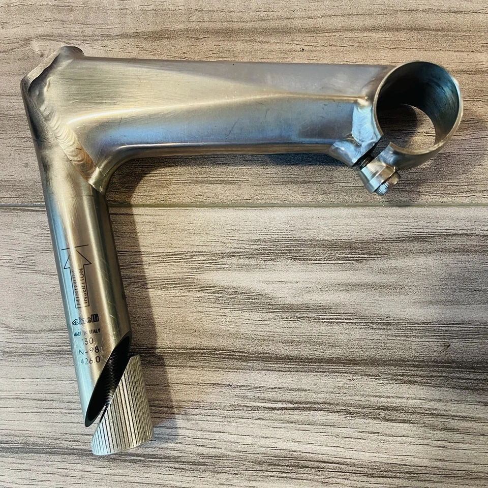 Vintage 1998 Cinelli Grammo Titanium Road Quill Stem 1-inch 1” 130mm 26.0 Italy - Image 1 of 4