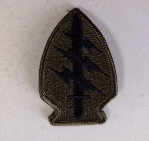 ARMY SPECIAL FORCES PATCH NEW OF STOCK SUBDUED (BLACK ON OLIVE) :KY21-1 - Picture 1 of 1