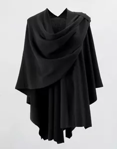 Women Ethnic Bohemian Knit Halloween Cape Shawl Wrap Scarf Stole Poncho Cardigan - Picture 1 of 11