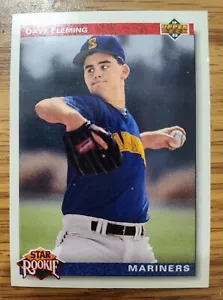 Dave Fleming "Rookie Card" (Mariners) #4 Upper Deck '92 - Picture 1 of 2