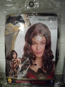Rubies Adult Costume Wig Movie 1984 Wonder Woman Halloween Cosplay New - Picture 1 of 1