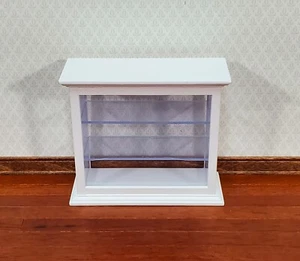 Dollhouse Tall Counter for Store or Shop Display Cabinet White 1:12 Furniture - Picture 1 of 5