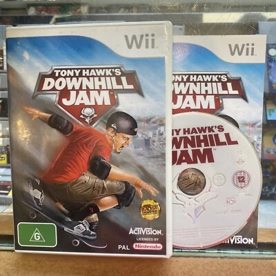 Tony Hawks Downhill Jam Nintendo Wii Game + Manual (2006) Skateboarding Skating - Image 1 of 4