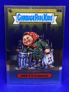 π₯2021 Garbage Pail Kids CHROME 4 GRETA GARBAGE #141b GPK card OS4.π₯ - Picture 1 of 2