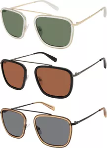 Sperry Tarpon Polarized Men's Squared Aviator Sunglasses - Picture 1 of 5