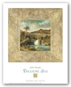 Treasure Isle 2 John Douglas Art Print 16x16 - Picture 1 of 1