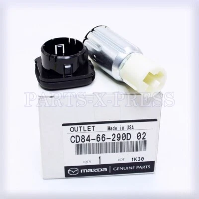 CD84-66-290D-02 GENUINE MAZDA CX-5 CX-9 MX-5 MIATA CENTER CONSOLE POWER OUTLET - Image 1 of 4