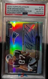 2010 Topps Platinum - Refractor Rookie Autographs #122 Rob Gronkowski /999 (AU, - Picture 1 of 2