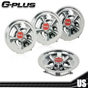 New Fit For EZGO Club Car Yamaha 4PCS 8" Golf Cart Wheel Covers Hub Caps Chrome - Foto 1 di 9