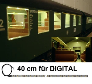 LED Personenwagen Beleuchtung digital 40cm warmweiss für Spur 1 und G - Bild 1 von 1
