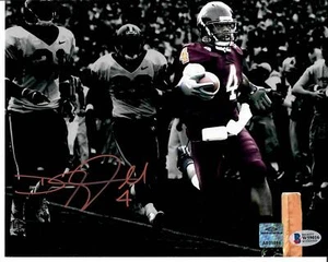 Virginia Tech Hokies Deangelo Hall Signed Auto 8x10 Photo BAS W COA - Picture 1 of 1