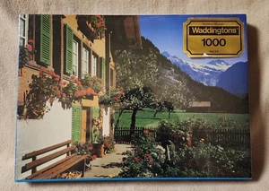Grindwald Switzerland Waddingtons Jigsaw Puzzle 1000 Piece 28x19 NEW Sealed 1984 - Picture 1 of 3