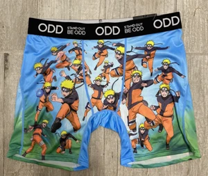 Calzoncillos Boxer DESTACADOS BE ODD NARUTO SHIPPUDEN para Hombre GRANDES NUEVOS CON ETIQUETAS - Imagen 1 de 2