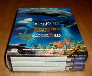 DELFINES Y BALLENAS-TIBURONES-OCEANO BR 3D+BLU-RAY NUEVO DOCUMENTALES  R2 - Bild 1 von 6