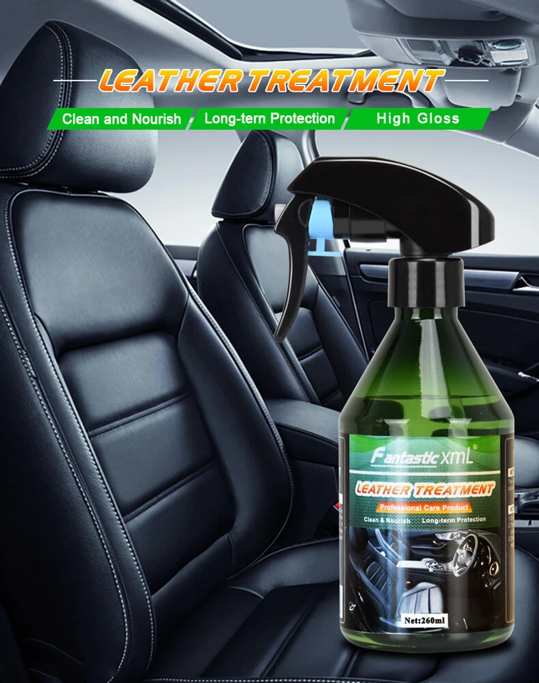 Fantastic xmL Leather Treatment Cleaner Car Sofa Upholstery Shoes 260ml Spray - image 1 of 4