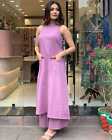 Bollywood Women's Kurti Palazzo Set Pure Cotton Beautiful Tunic Kurta Set Dress