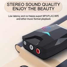 Bluetooth USB Wireless Transmitter Receiver 2in1 Audio Adapter 3.5mm AUX Car