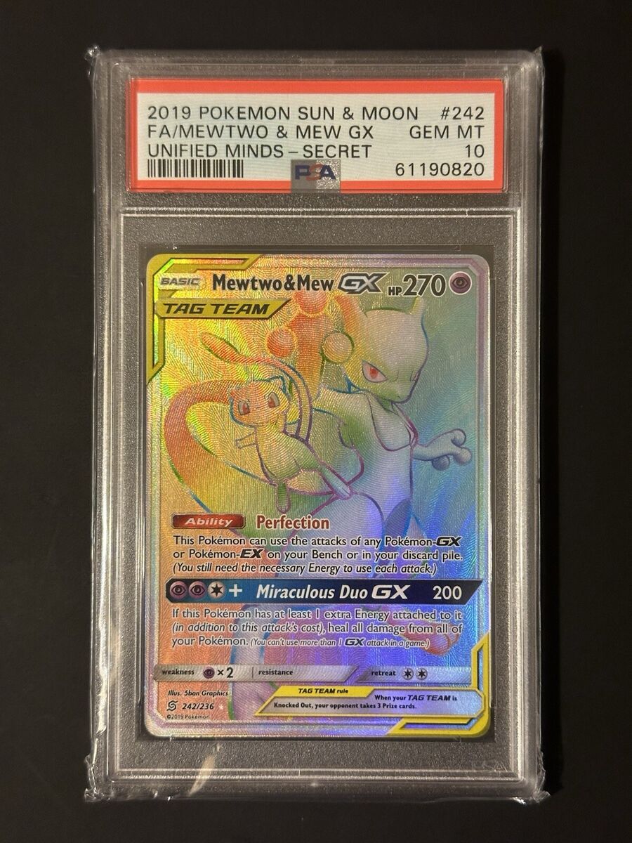 Secret Rare Mewtwo Pokémon TCG Grade 10 Individual Secret Rare Mewtwo Pokémon TCG Grade 10 Individual