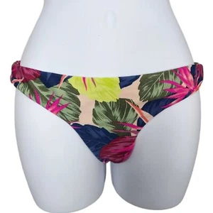 Tori Praver Seafoam Swim Bottoms Bright Tropical Design Small - Picture 1 of 6