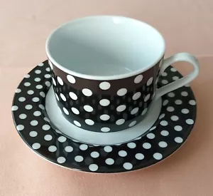 Artwerk Ysenburg Wächtersbach Kaffeegedeck 2-teilig Punkte weiß - Bild 1 von 3