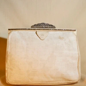 antike Tasche Abend Evening Bag Jugendstil Markasiten J.Demuth Berlin Silber 935 - Imagen 1 de 7