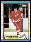 1989-90 TOPPS SHAWN BURR DETROIT RED WINGS #101