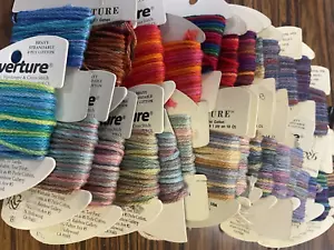 30 skein LOT Rainbow Gallery OVERTURE 4-Ply 100% Cotton Needlepoint Threads - Picture 1 of 12