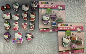 HELLO KITTY JIBBITZ HELLO KITTY SHOE CHARMS REINDEER HELLO KITTY CHARM FIT CROCS - Picture 1 of 21