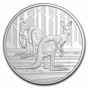 2024 Australia 1 oz Silver $1 Kangaroo BU - Picture 1 of 2