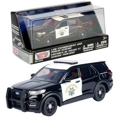 2022 FORD POLICE INTERCEPTOR UTILITY "CHP" 1/43 DIECAST MODEL BY MOTORMAX 79497 - Image 1 of 4