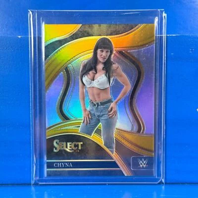 CHYNA 2024 Panini Select WWE #202 Ringside GOLD SSP /10 Prizm WWF Legend - Image 1 of 3