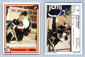 Chris Osgood #24 WHL 7th Inning Sketch 1990-91 Hockey Card - Picture 1 of 1