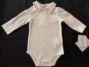 KITESTRINGS Body weiß L/S neu mit Etikett Jungen 6-9 Monate - Bild 1 von 1