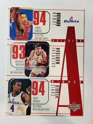 1996-97 Upper Deck #164 Juwan Howard/G. Muresan/C. Webber/C. Cheaney/T. Legler - Image 1 of 2