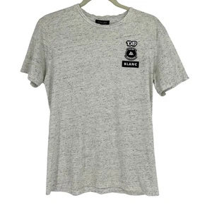 Zara Man Casual T-Shirt Heathered Gray Small Short Sleeves - Picture 1 of 7