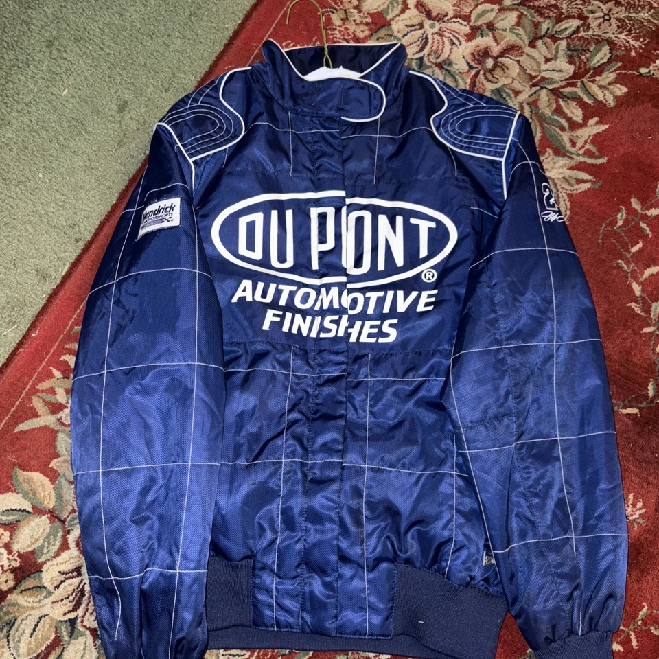 Chaqueta DuPont mediana Chase auténtica vintage años 90 Jeff Gordon #24 NASCAR para mujer Foto 1 de 3