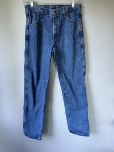 Rustler Blue Jeans Herren 32"X32" Medium Wash gerades Bein 100% Baumwolle - Bild 1 von 7