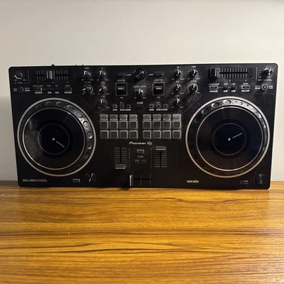 Pioneer DJ DDJ-REV1 Serato Scratch-Style 2-Channel DJ Controller Black + Travel - Image 1 of 4